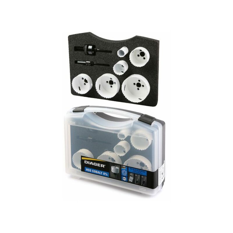 Diager - Mallette Scie Cloche spécial Electricien Composition