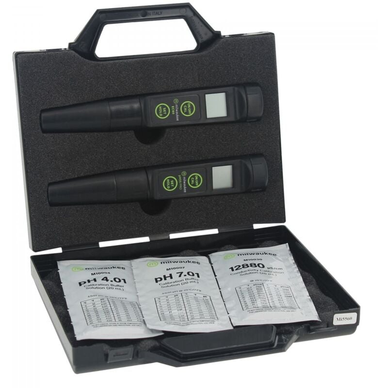 Mallette testeurs PH55 + ec 60 Milwaukee