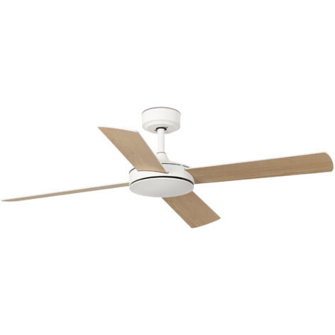 MALLORCA L Ventilador blanco/arce
