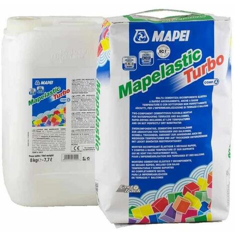 Malta bicomponente Mapelastic Turbo Mapei 36Kg