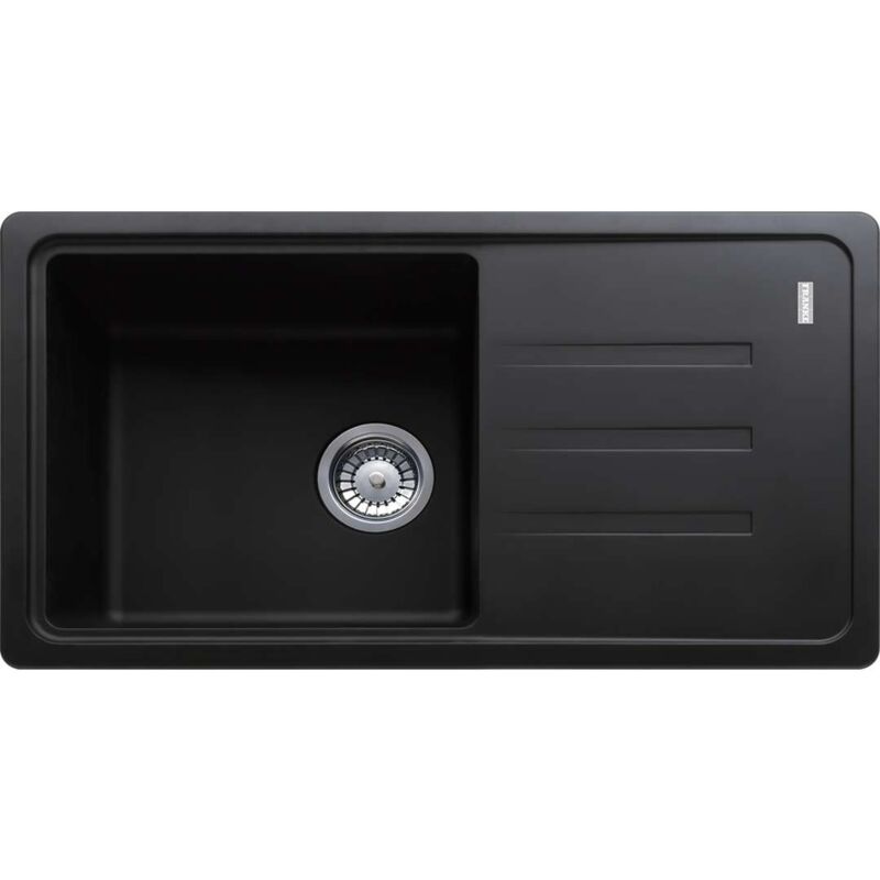 Franke - Malta bsg 611-78/39 Evier78x43,5cm avec égouttoir réversible, Fragranit+, Onyx (BSG611-78ON)
