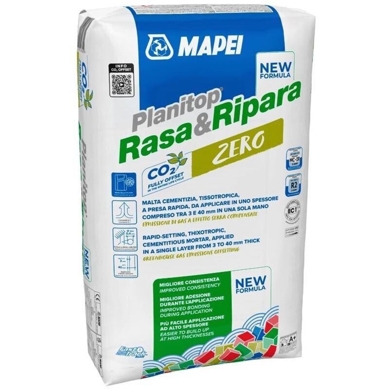 Planitop Rasa E Ripara Zero Da 5kg Malta Cementizia Tissotropica Mapei