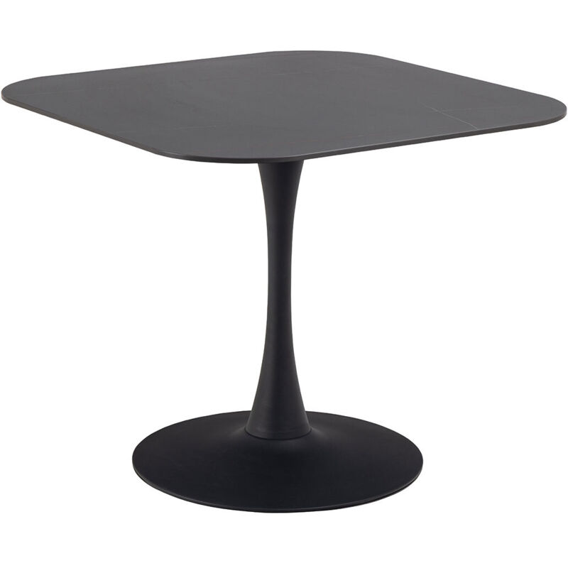 Hellin Malta Esstisch 90x90cm Schwarz.