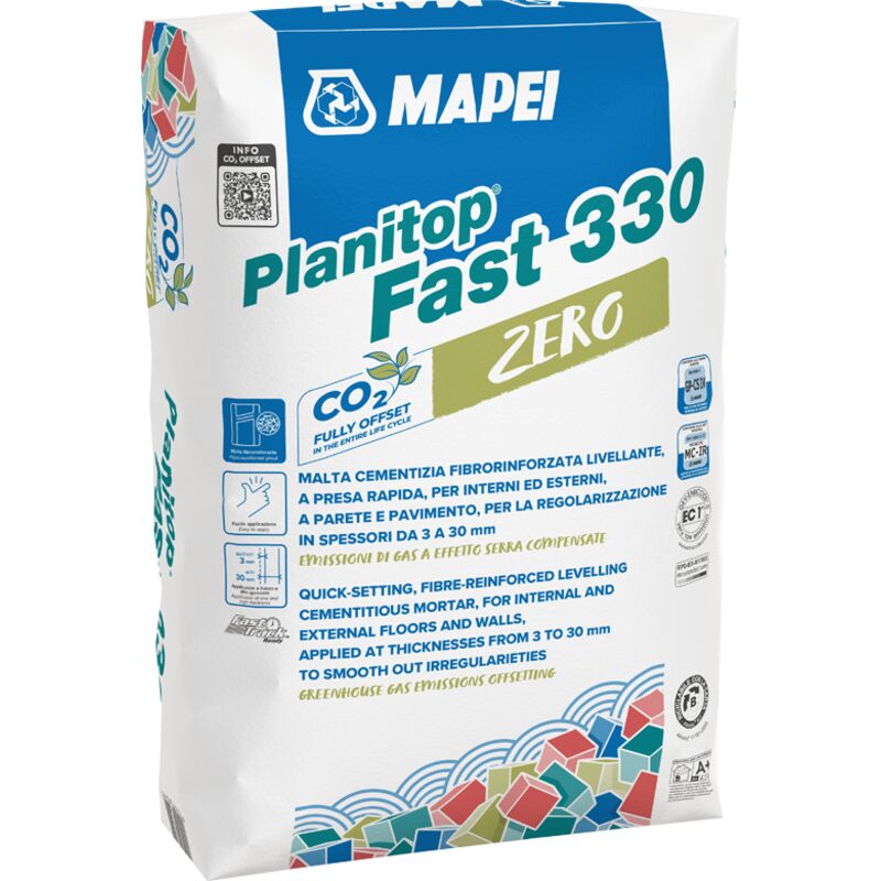 Planitop Fast 330 Grigio Sacchi Da 25 Kg Set 4 Pezzi Mapei