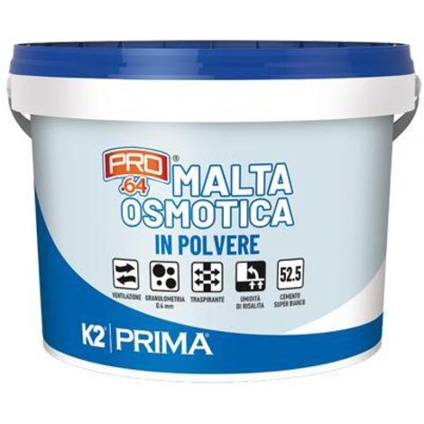 Malta osmotica K2 PRO.64 5 kg – trattamento antiumidità capillare