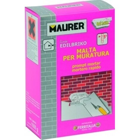 Malta Pronta 1 Kg Maurer Uso interno ed esterno