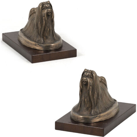 Malteser, Bichon Maltiase, Malteser - Hundestatuette, Bürofigur, Trophäe für eine Hundeausstellung von Art-Dog