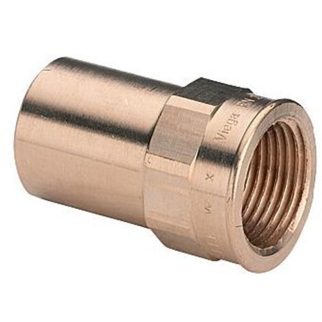 Mamelon bronze mâle CU diamètre 22 taraudé 20x27 - VIEGA