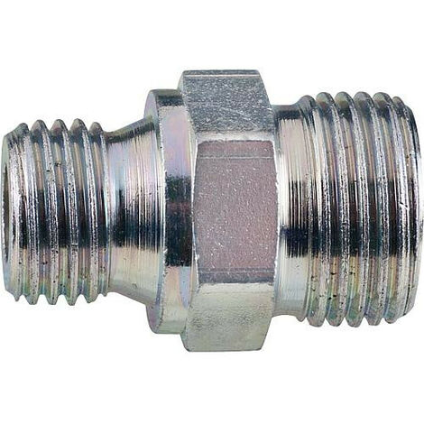 Mamelon double 1/4"(cyl.) x R 3/8"