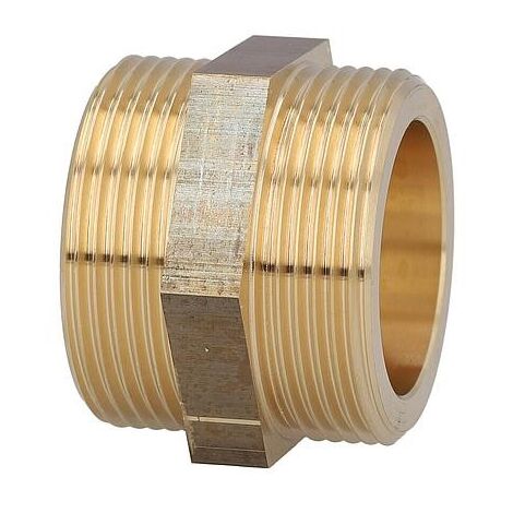 Mamelon double DN 40 (11/2"), adapté à la conduite de raccordement de la pompe à chaleur Aeroline INOX TERRA WP 100
