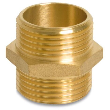 Mamelon double laiton 2"