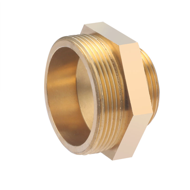 Mamelon double mâle réduit laiton à visser Noyon&thiebault Mâle 50x60 - Mâle 33x42