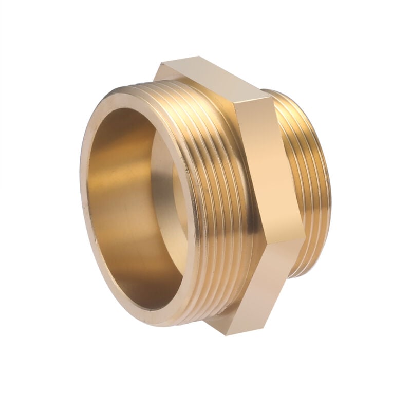 Mamelon double mâle réduit laiton à visser Noyon&thiebault Mâle 50x60 - Mâle 40x49