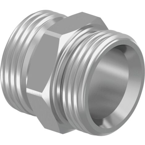 Mamelon double Uponor 1006641 G 3/4 AG, Euro cône, galvanisé, laiton