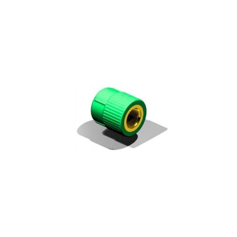 Mamelon droit RH-H circulaire rainuré - AQUATHERM Dimensions : Ø25mm x 1/2".