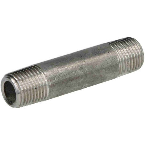 Mamelon fileté Inox à visser MM1/2 - Lg 60mm
