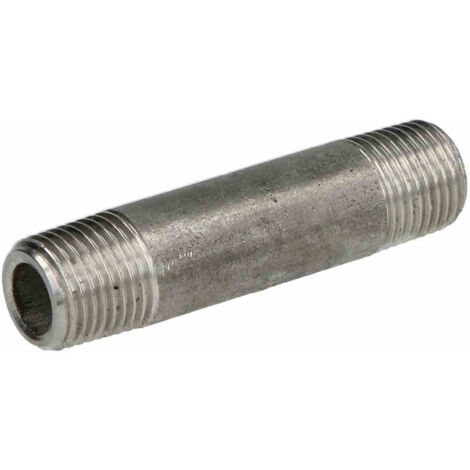 Mamelon fileté Inox à visser MM1/4 - Lg 30mm