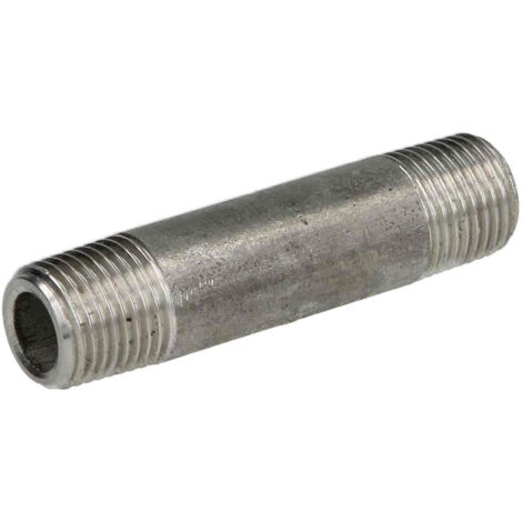 Mamelon fileté Inox à visser MM1/8 - Lg 150mm