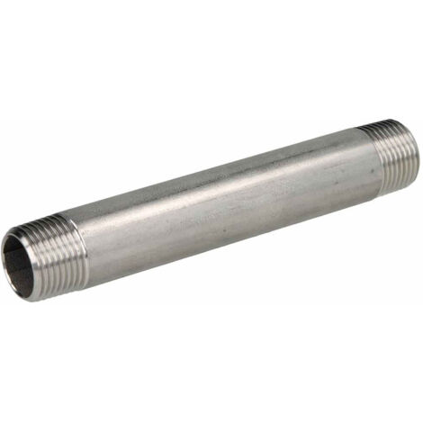 Mamelon fileté Inox à visser MM4 - Lg 80 mm
