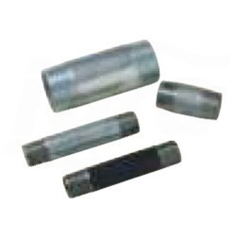 Mamelon Galva Mm 20x27 60mm Raccord Mâle Galvanisé Double Filetage - Générique
