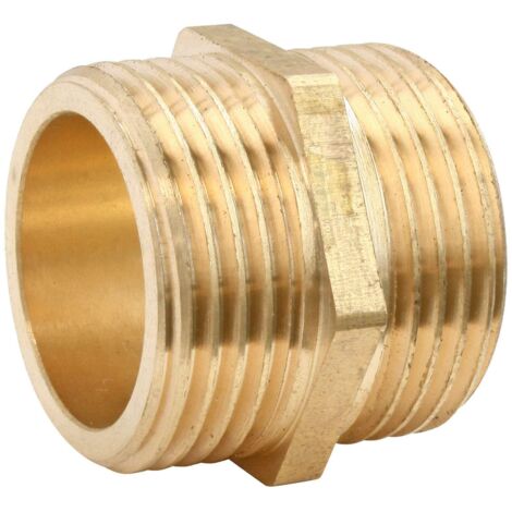 Mamelon laiton - Double Mâle 20/27 (10PCS)