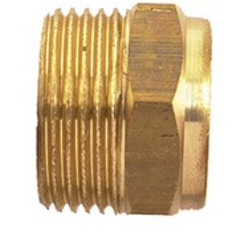 Mamelon laiton égal à visser mâle femelle 243 - F3/4"-M1" - DUMONT