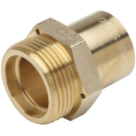 Mamelon mâle BANIDES 230506 Cuivre Ø22 mm M6 (6/20) pour détendeurs B6
