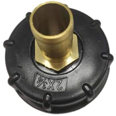 Mamelon Raccord Rapide Pour Cuve 1000 L, Multitanks Raccord, Laiton Connecteur De Tuyau, Adaptateur De Réservoir IBC (25mm)