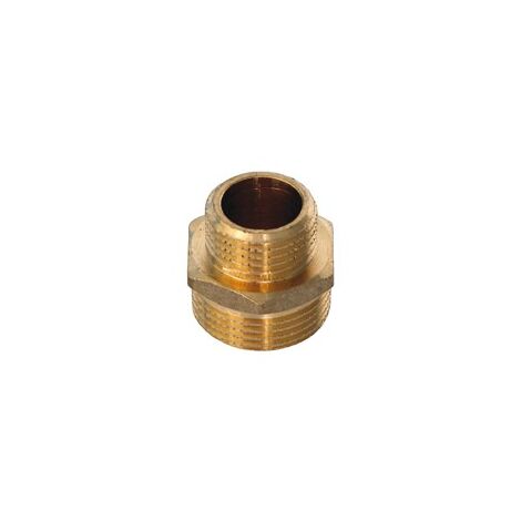 Mamelon réduction laiton 3/4"x1/2"Male