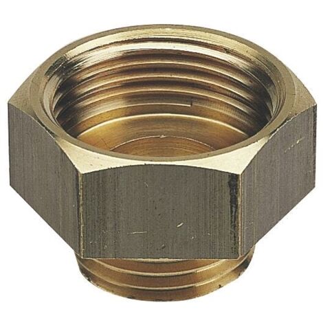 Mamelon réduit laiton à visser FM - Diamètre : F1 1/4'' - M3/4''