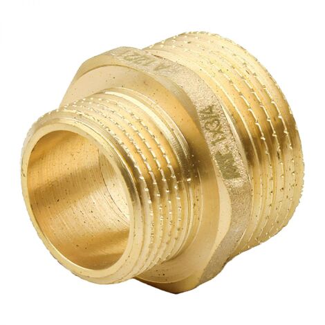 Mamelon Réduit Laiton M-m 1/2" X 3/8"