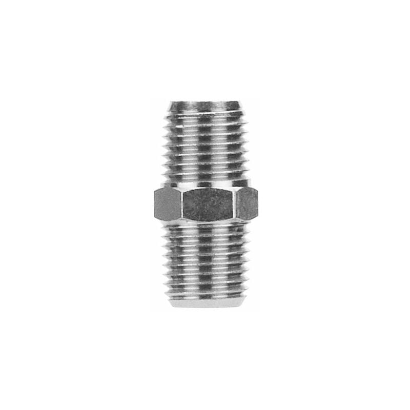 Mamelon Rs Pro bspt 1/2' mâle npt mâle 1/2' en Laiton, Droit ( Prix pour Paquet de 10 )