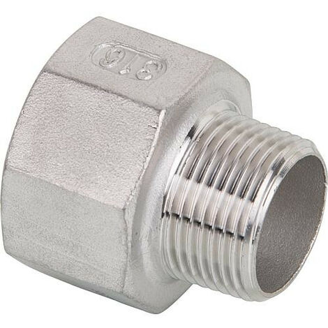 Mamelon V4A fem/male 3/8" x 1/4"