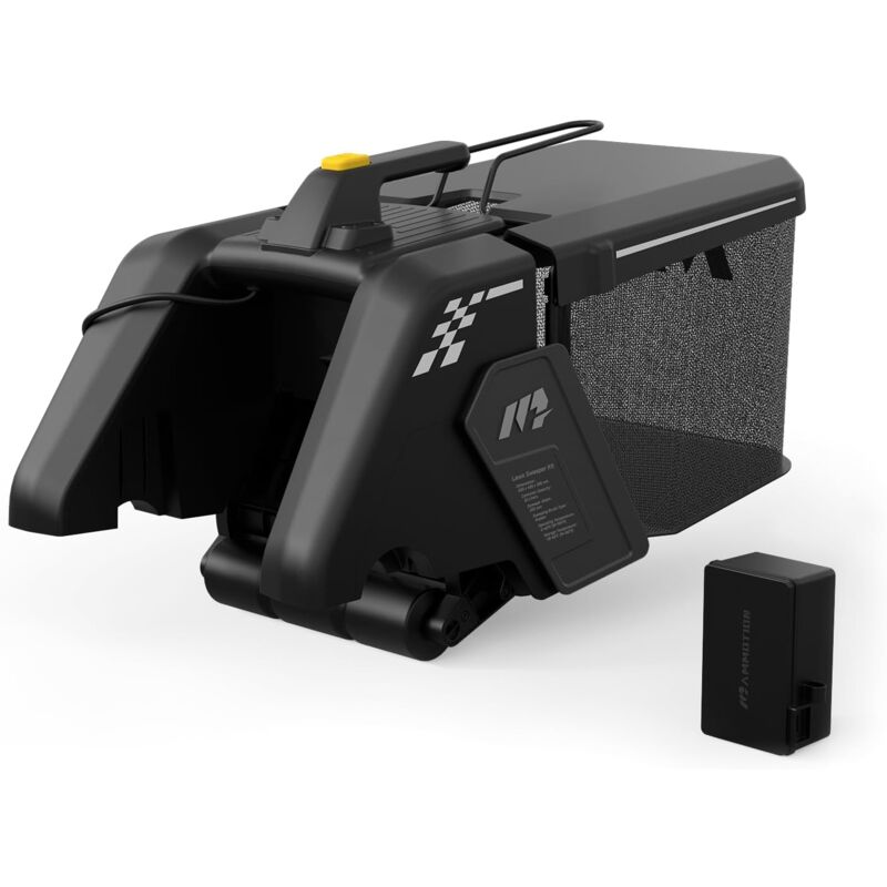 Kit de balayage pour tondeuse robot, ramasseur de gazon et de feuilles pour tondeuse robot yuka 1000, yuka 2000 - Mammotion