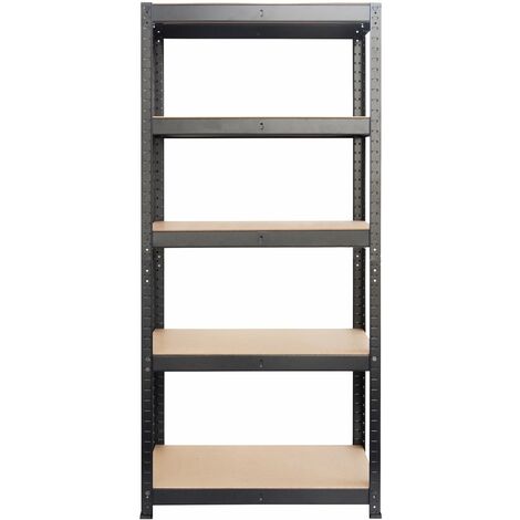 Mammut – Étagère pour charge lourde 150 x 70 x 30 cm – Acier et MDF – 5 niveaux – Charge max 1325 kg – Assemblage rapide et facile