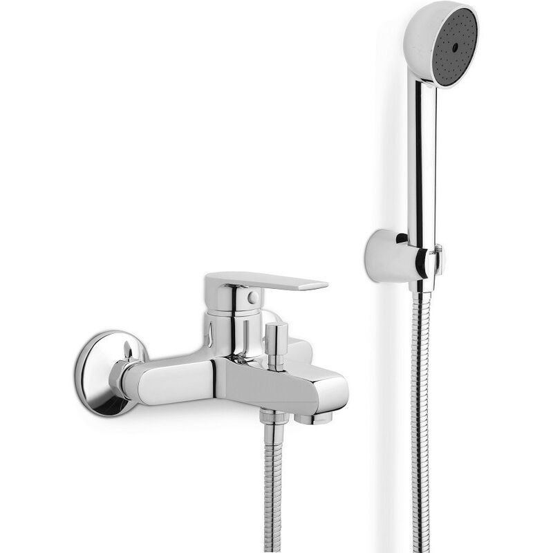 Rubinetto vasca miscelatore monocomando con doccetta mamoli spartaco r24304 - Salone