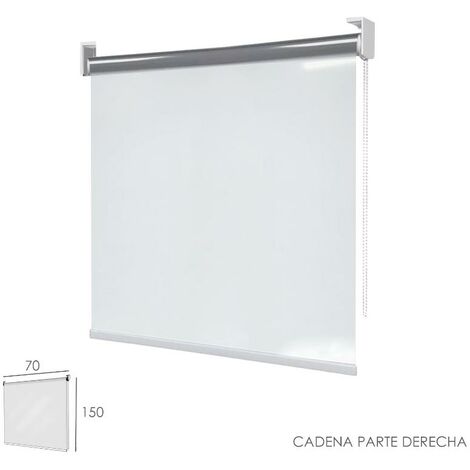 RIEL CHYC mampara cortina enrollable pvc transparente, medidas 70 x 15