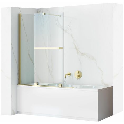 MAMPARA de BAÑERA REA FABIAN GOLD 100