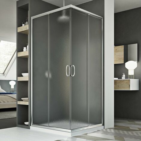 Mampara de ducha 75x75CM H185 Impreso mod. Junior