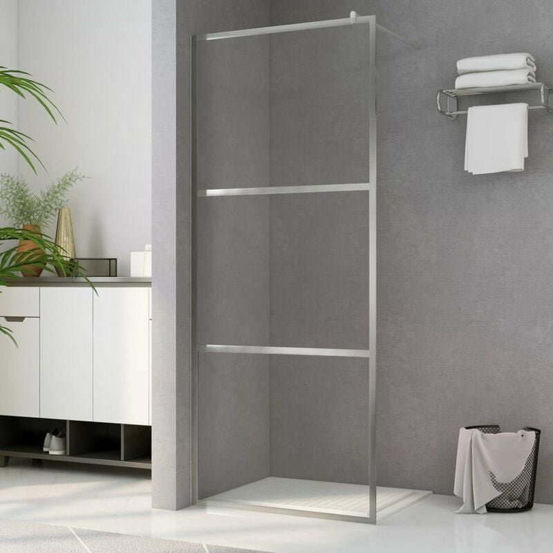 

Mampara de ducha accesible vidrio ESG claro 90x195 cm