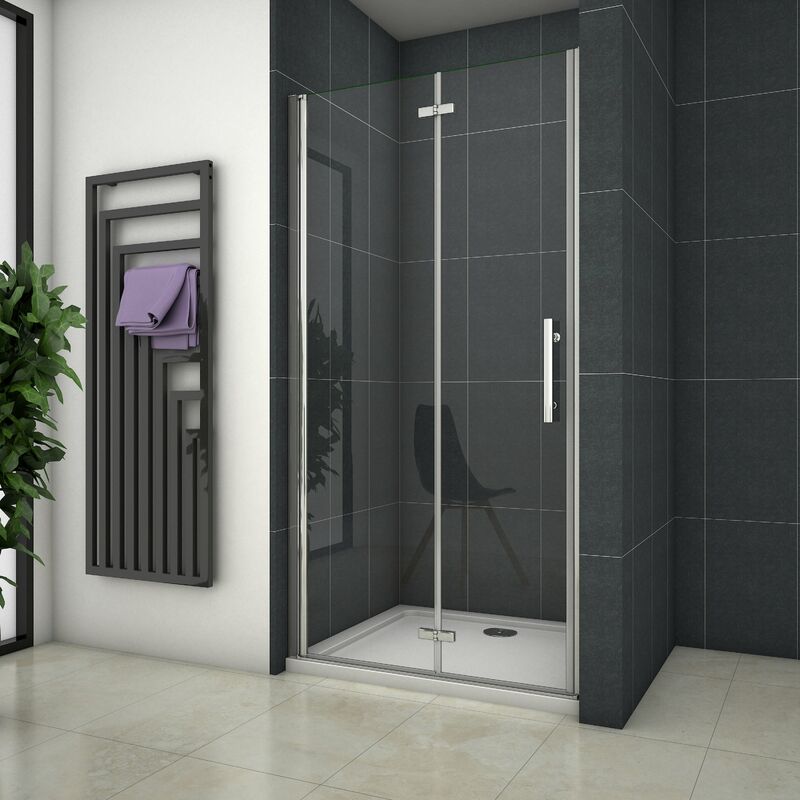 

Mampara de ducha Apertura de Puerta Plegable 6mm Antical 85x195cm