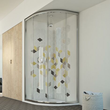 Mampara de ducha mod. Evolution Semicircular