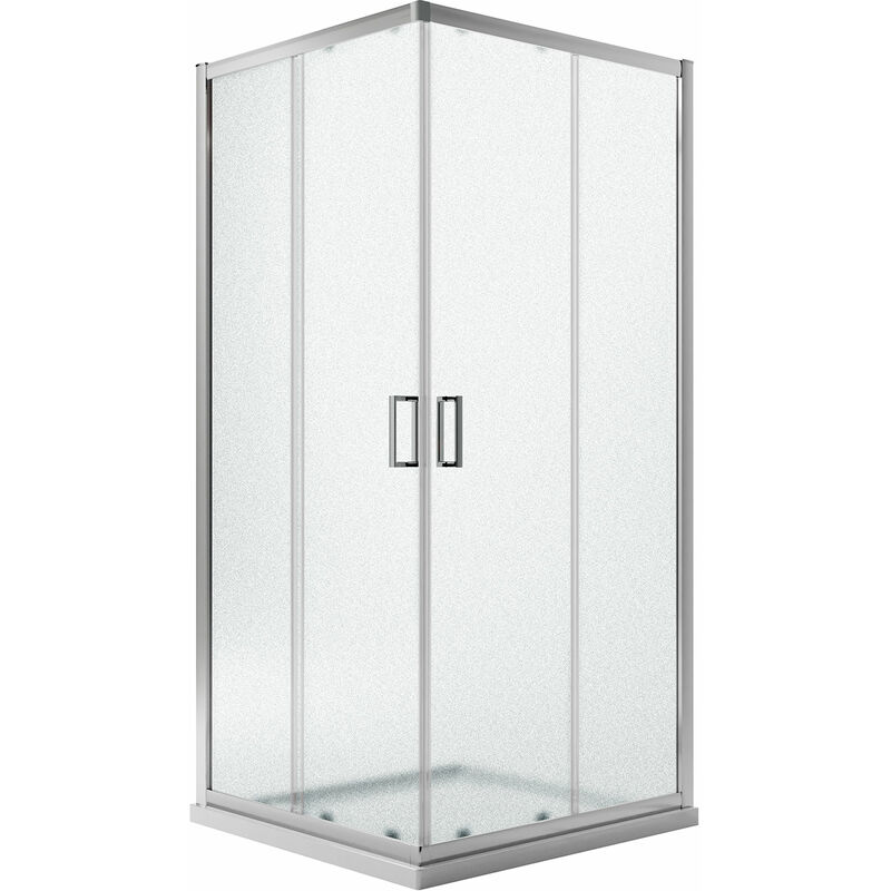 

Mampara de ducha vidrio impreso h 198 mod. Ready 75x120 cm rectangular