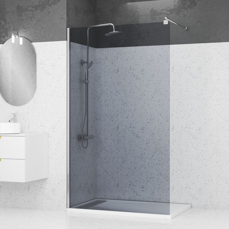 

Mampara Ducha Italiana Freedom 2 Humo 120 - 120X200Cm Cristal Acabado Humo 8Mm