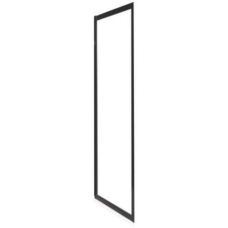 MAMPARA NAPA Panel fijo 80 perfil NEGRA Dimensiones : 80x195 cm - Aqua +