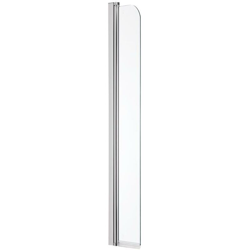 Mampara Puerta de Ducha Bañera Puerta 1400mmx250mm Vidrio Fácil Limpieza Transparente Seguridad 6mm Hudson Reed