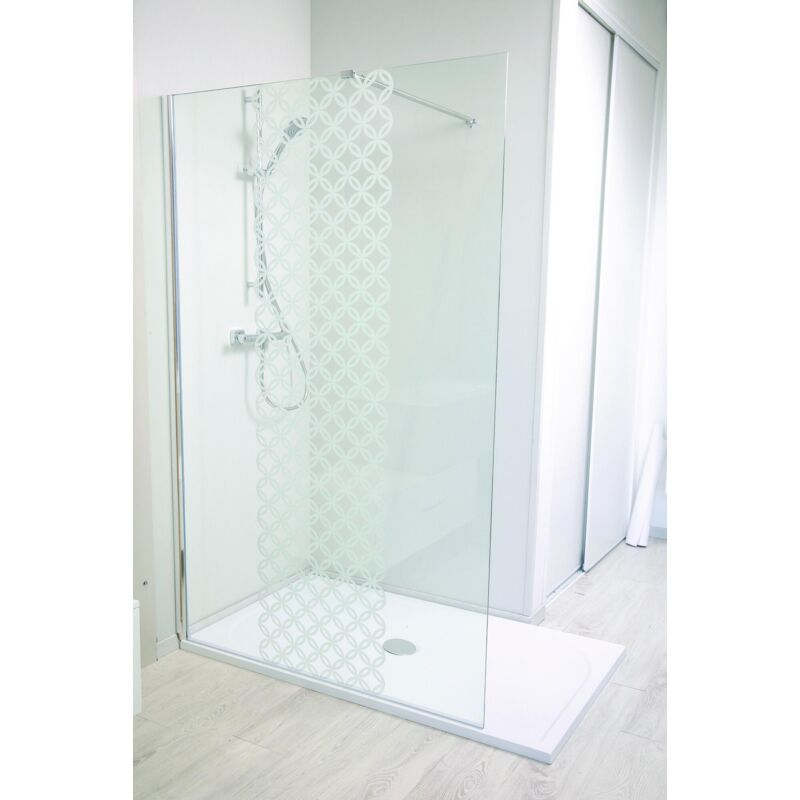 

Mampara TAILA 8 mm serigrafia 100 Dimensiones : 100x200 cm