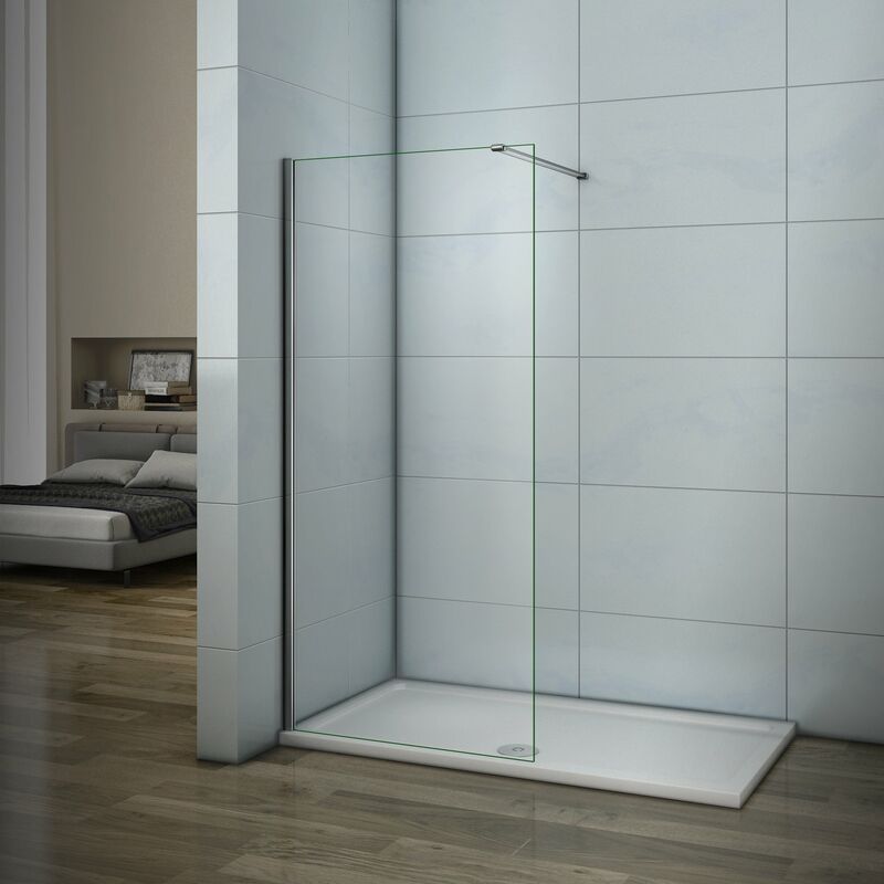 

Mamparas de ducha Frontales Puerta fijo Cristal 5mm Antical Barra1 90cm 75x190cm