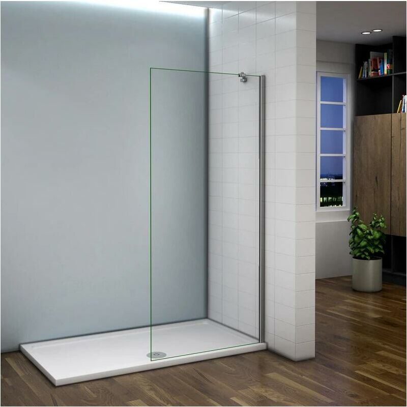 

Mamparas de ducha Frontales Puerta fijo Cristal 5mm Antical Barra 50cm 85x190cm