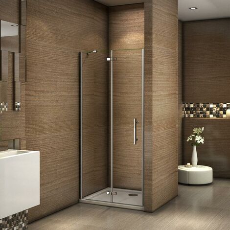 Mamparas de Ducha Puerta Abatible Parcial 6mm Antical 100x185cm